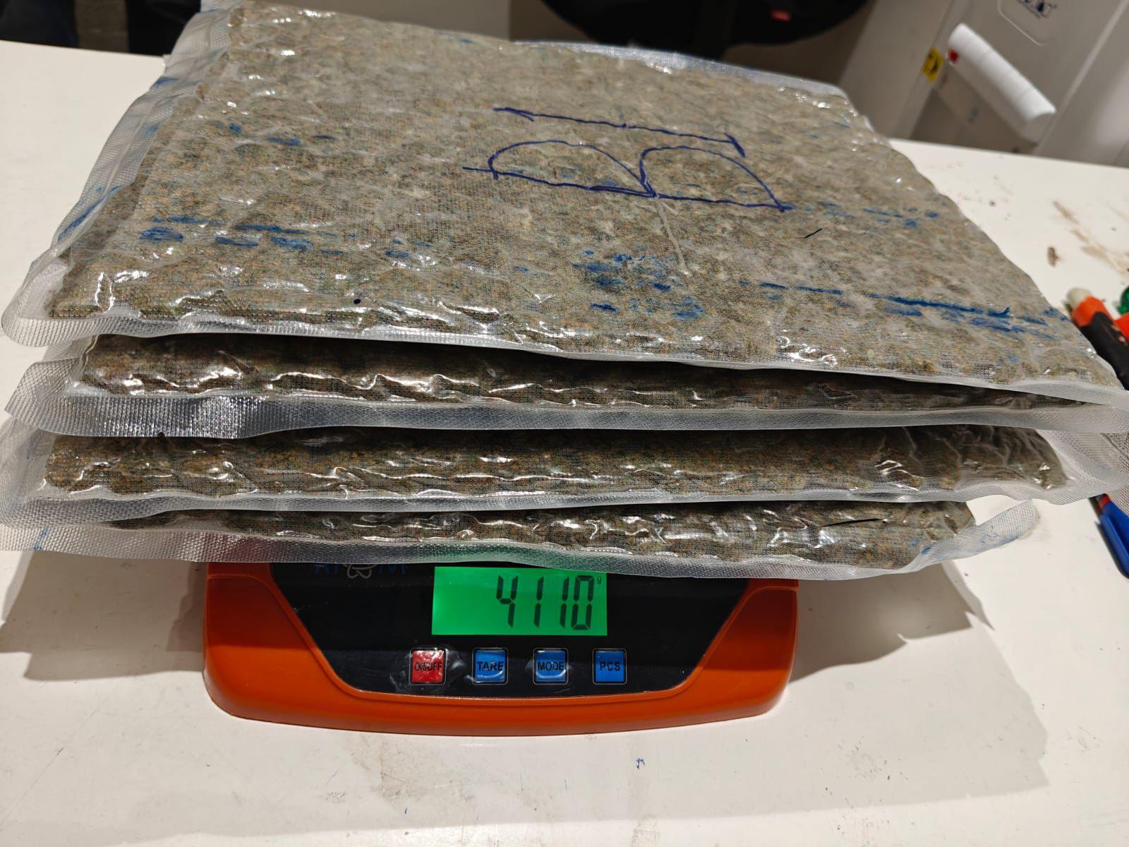 Hybrid marijuana cache seized at Ahmedabad Airport, four arrested
