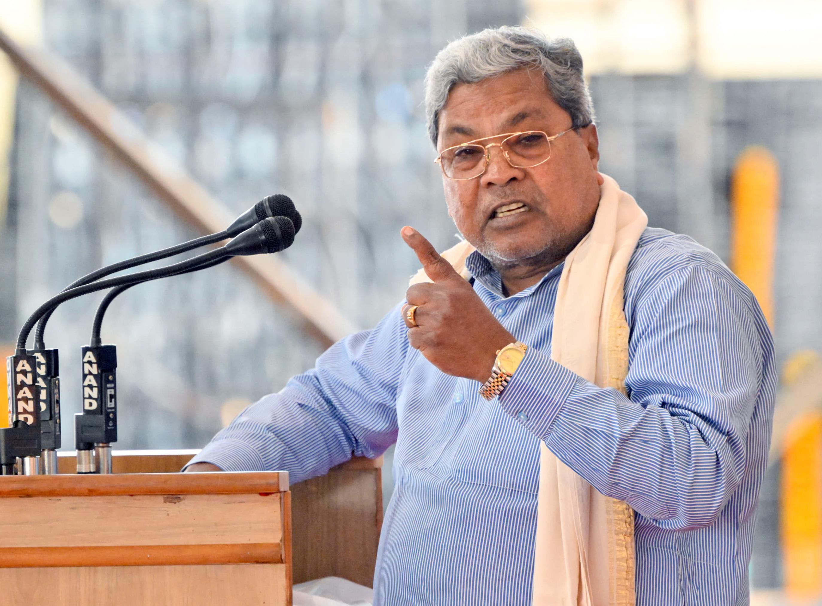 Contamination of school water tanks with pesticide an act of terrorism: Siddaramaiah