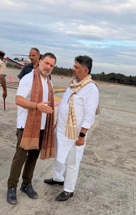 Won’t discuss talks publicly, going to Delhi on Jan 16, says Karnataka Dy CM Shivakumar on chat with Rahul Gandhi