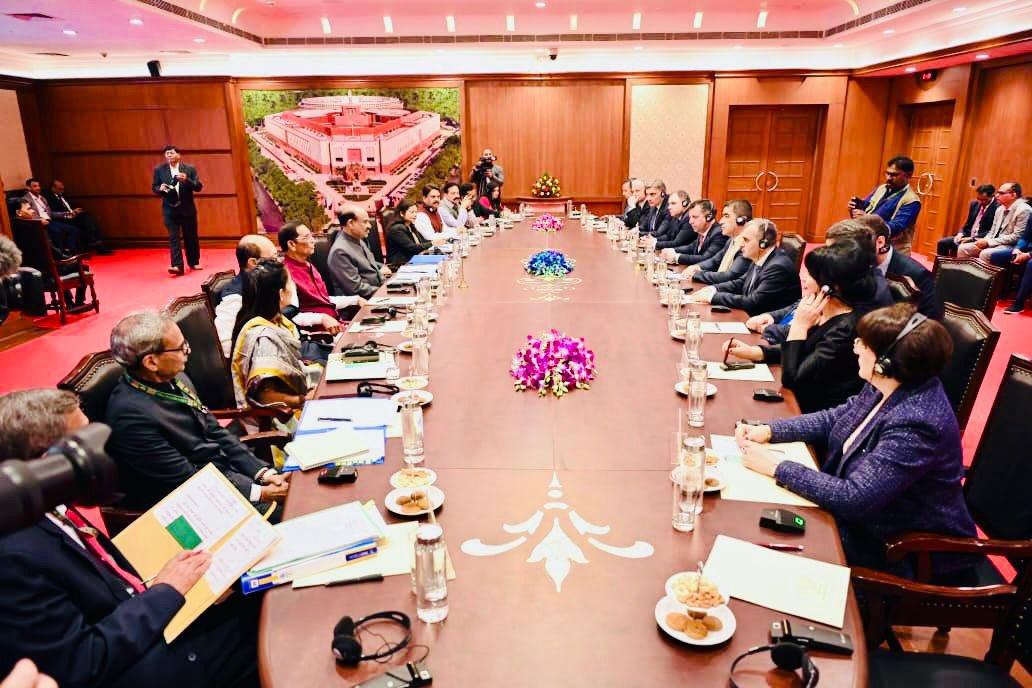 LS Speaker, Georgian parliamentary delegation discuss institutional cooperation, capacity building