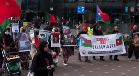 BNM protests in Netherlands against Pakistan’s continued repression in Balochistan